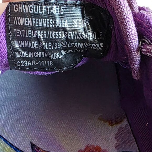 GUY HARVEY ( 8 ) Calzado Gulf Linen Purple Slip Resistant Boat Shoes - Picture 8 of 8